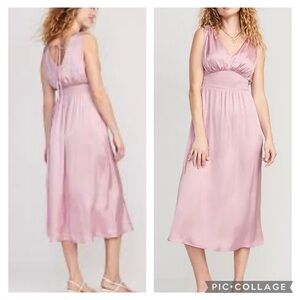 Old Navy Sarin Maxi Dress, Size M, Dusty pink